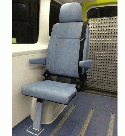 Over Wheel Arch Sliding Seats | NMI Safety Systems